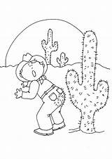 Cactus Coloring Pages Cowboy Parentune Printable Worksheets Kids Books sketch template