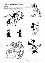 Down Forward Backward Relative Directions Left Right Colorear Disney Páginas Coloring Para Pages Se sketch template