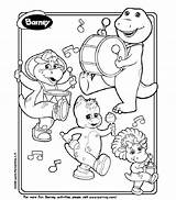 Barney Coloring Bop Baby Printable Bj Pages Playing Instruments Kids Color Colouring Fun Birthday Dibujos Hubpages Party Ecoloringpage Crayons Choose sketch template