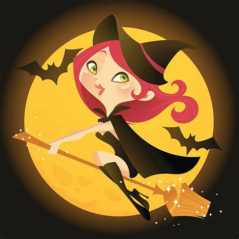 Best Happy Halloween Sexy Witch Cartoons Illustrations