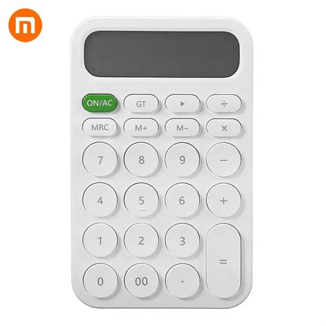 hot xiaomi miiiw  digit electronic calculator simple design led display calculation tool