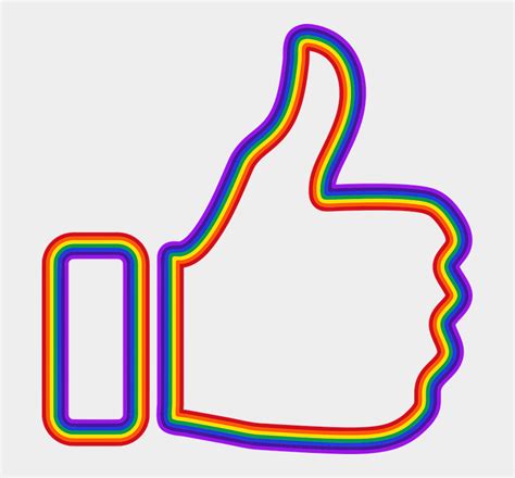 Thumbs Up Pictures Rainbow Thumbs Up Emoji Cliparts And Cartoons Jing Fm