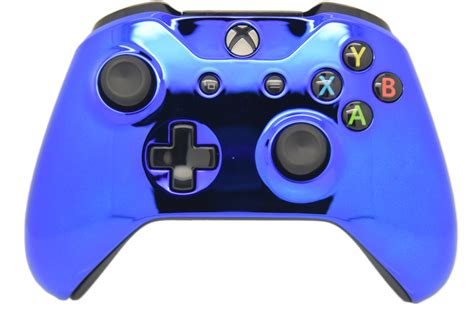 blue chrome xbox   controller
