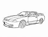 Gtr Skyline Drawing Nissan R32 Para Colorir Gt Drawings Carros Antigos Pintar Desenho Salvar Paintingvalley Desenhos sketch template