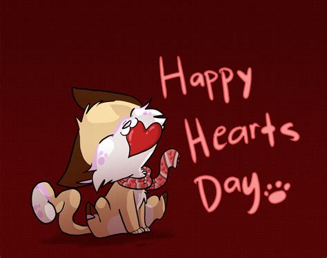 happy hearts day  doddlefur  deviantart