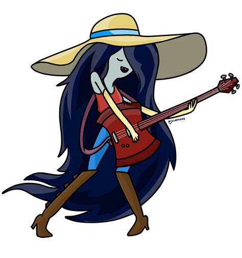 Marceline Playing Bass By Ajscanvas On Deviantart