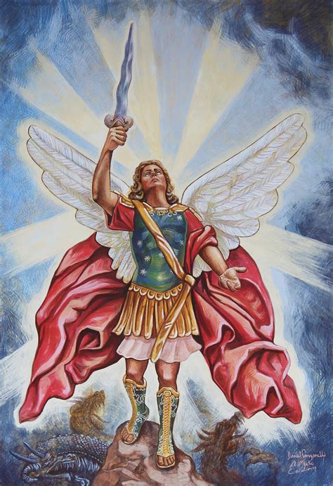 saint michael  archangel daniel ponzanelli