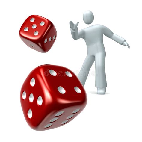 throw  dice stock illustration illustration  risky