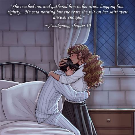 Finding Refuge In Hermione S Arms [my Art For Awakening Ch 10] Hpharmony