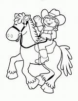 Cowgirl sketch template