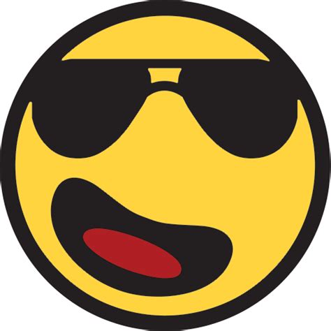 Smiling Face With Sunglasses Emoji For Facebook Email