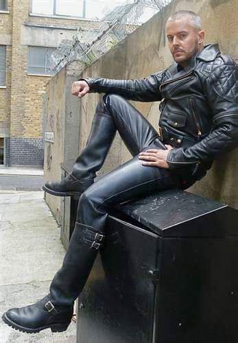 gay leather uniform boots fan men daddy leather boots men pinterest man boots