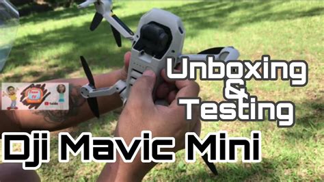 dji mavic mini unboxing  testing youtube