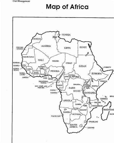 continent  africa coloring page coloring home