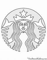 Starbucks Logo Stencil Coloring Printable Pages Drawing Pumpkin Template Freestencilgallery Color Coffee Print Getcolorings Getdrawings Costume Surging sketch template