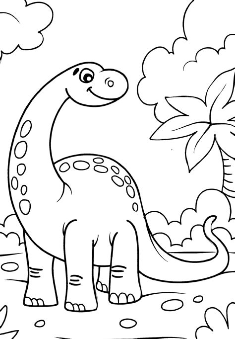 dinosaur coloring pages updated printable  print color craft