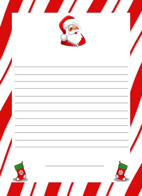 letter  santa santa letter template santa letter santa template