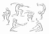 Gesture Drawings Behance sketch template