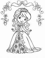 Strawberry Shortcake Coloring sketch template