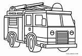 Feuerwehrauto Ausmalbilder Malvorlagen sketch template