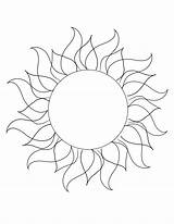 Sunshine Sonne Steuben sketch template