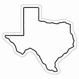 Texas Outline State Cliparts Clip Clipart Computer Designs Use sketch template