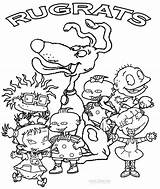 Rugrats Coloring Cool2bkids Baby Charaktere Clipground sketch template