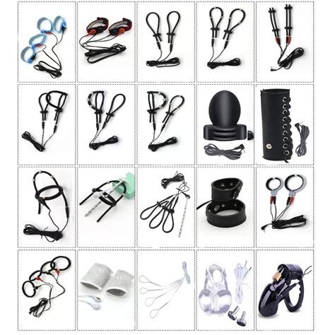 Electro Shock Penis Ring Bdsm Strong Electric Stimulation Therapy