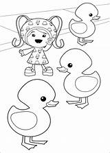 Umizoomi Coloring Pages Team Milli Coloring4free Ducks Rubber Websincloud Book Printable Coloriage L0 Books sketch template