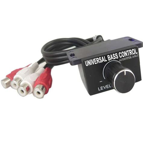 universal car stereo amp remote level control bass boost knob gain home audio ebay