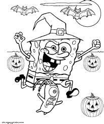 image result  spongebob coloring pages  halloween coloring