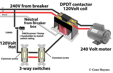 volt contactor wiring diagram