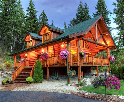 luxury log home custom log cabin plan international delivery