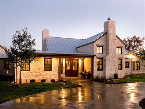 stone brown exterior modern farmhouse exterior hill country homes limestone house