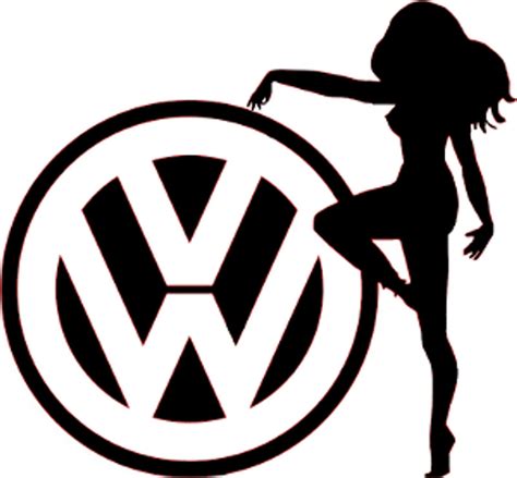 Vw Sexy Girl Decal
