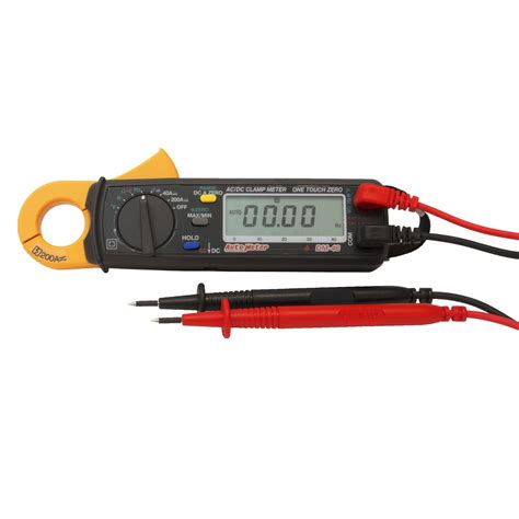 auto meter dm  acdc current high resistance clamp meter