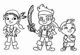 Neverland Jake Pirates Coloring Pages Izzy Drawing Getcolorings Getdrawings Pirate Paintingvalley sketch template