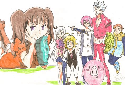 The Seven Deadly Sins Drawing By Lolligirl225 Dragoart