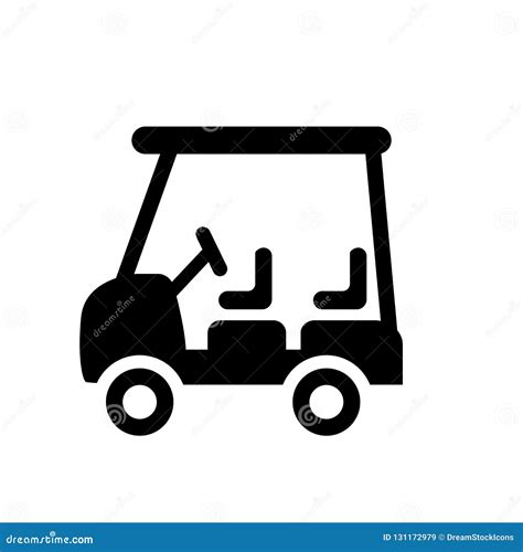 golf cart icon trendy golf cart logo concept  white background  transportation collection