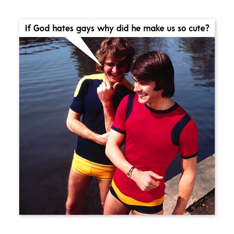 Central 23 Funny Birthday Card If God Hates Gays Rudenretro Him