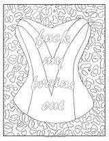 Coloring Pages Adult Book Books Printable Color Sex Naughty Words Quotes Amazon Christian Sheets Psalms Swear Word Print Google sketch template