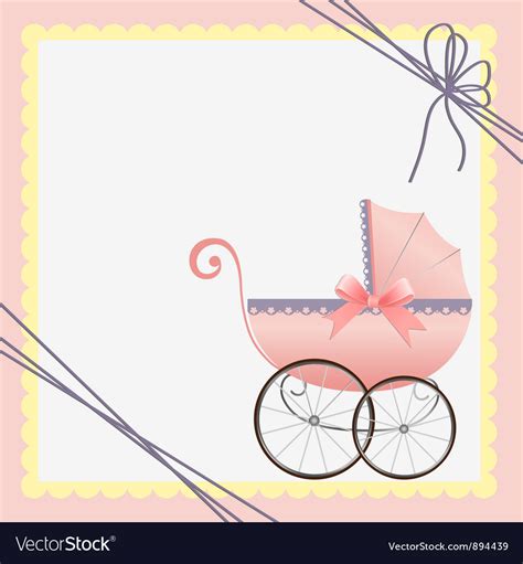 cute template  baby card royalty  vector image