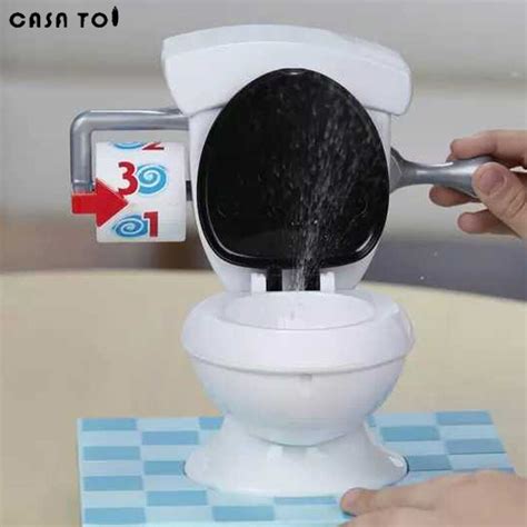 toilet trouble game interactive table games trickle toilet base family