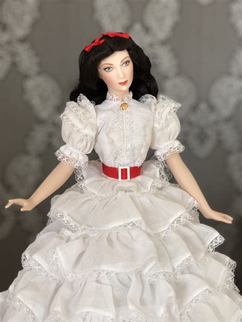 Scarlett Ohara Love Of Tara Porcelain Doll 19” The Franklin Mint