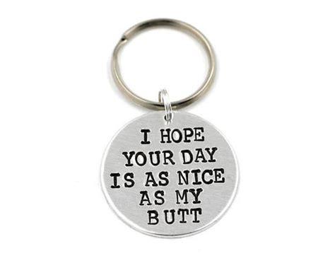 You Re My Favorite Asshole Key Ring Customizable Hand Etsy