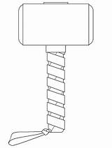 Thor Colorir Mjolnir Thors Martillo Vingadores Martelo Desenhos Escudo Personagens Molde Ausmalbilder Coloringpages Herois Logotipos Bolo Decoração Mascaras Vengadores Avenger sketch template