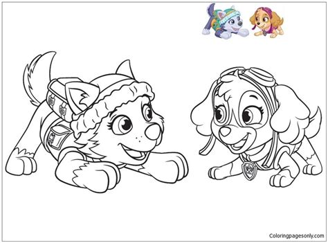 ideas  coloring valentines day paw patrol coloring pages