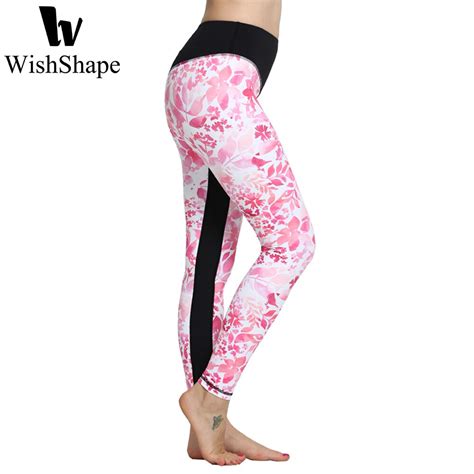 2017 Sexy Yoga Pants Floral Print Leggings Sport Women