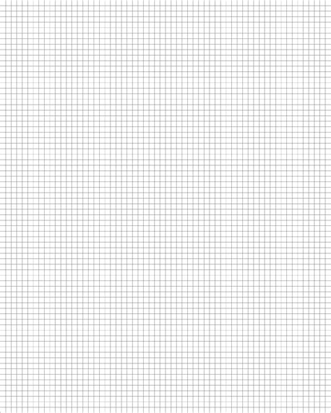 mm  size blank graph paper template