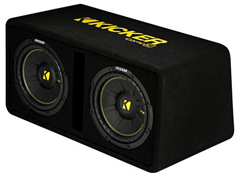 kicker dual bassreflexbox dcompc dual doppel subwoofer  cm  watt max ebay